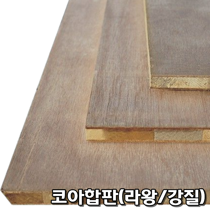 코아합판(나왕/강질)18T x 1220 x 2440 ( 4 x 8 )